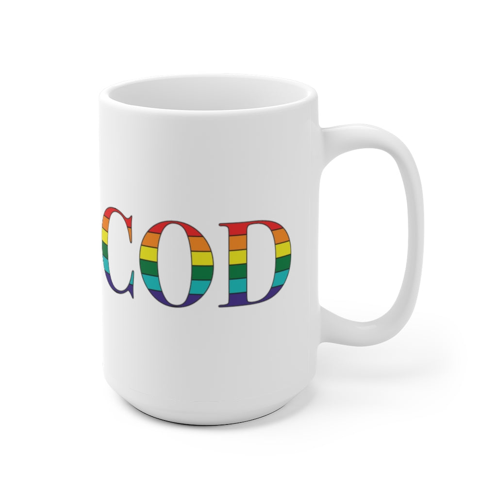 Cape Cod Rainbow White Ceramic Mug