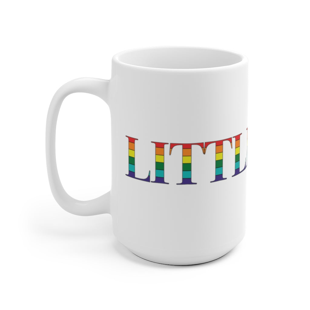 Littletown Rainbow White Ceramic Mug