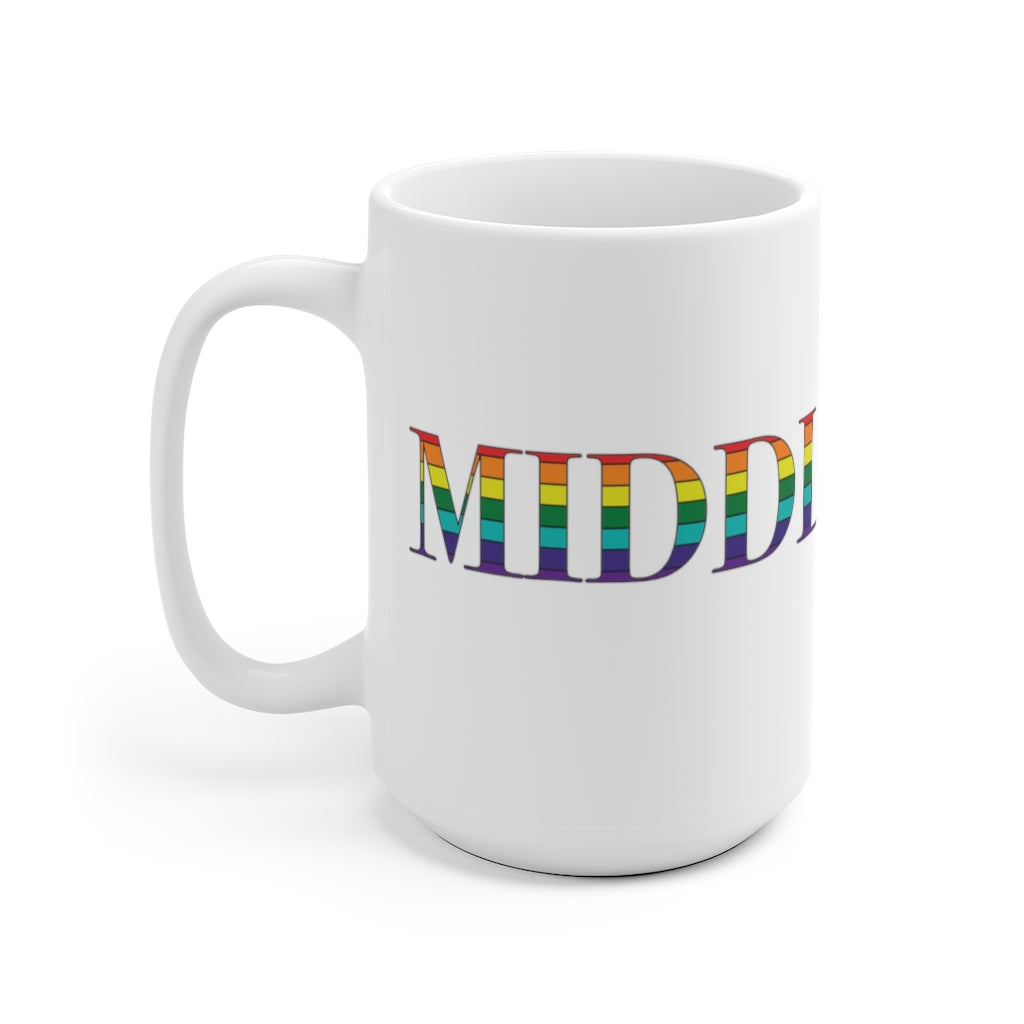 Middletown Rainbow White Ceramic Mug