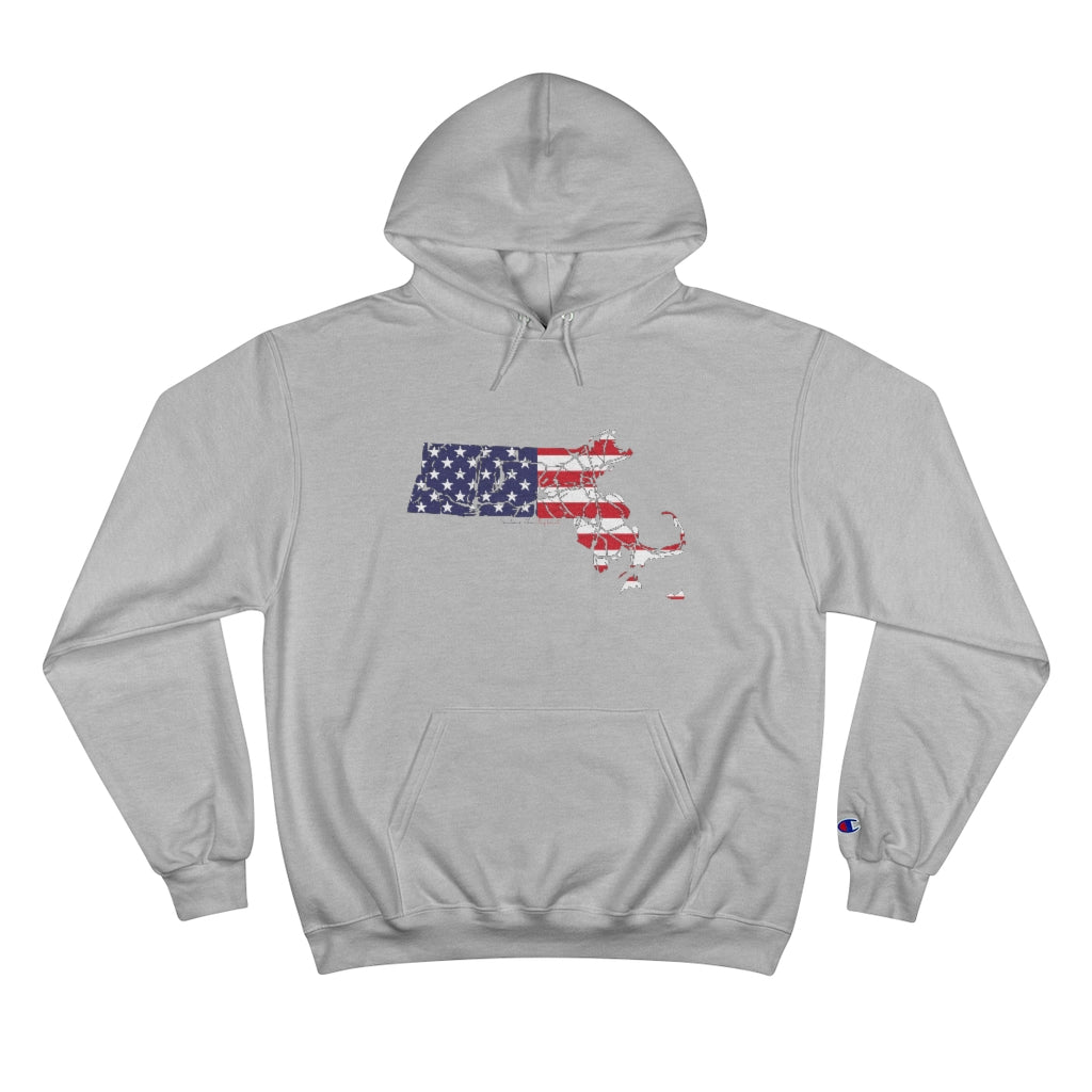 Massachusetts  American Flag collection has tee shirts, mugs, reusable bags, and other apparel and gifts. All proceeds goes to help build the Finding New England brand and get our website up and going. Free shipping on all products. 