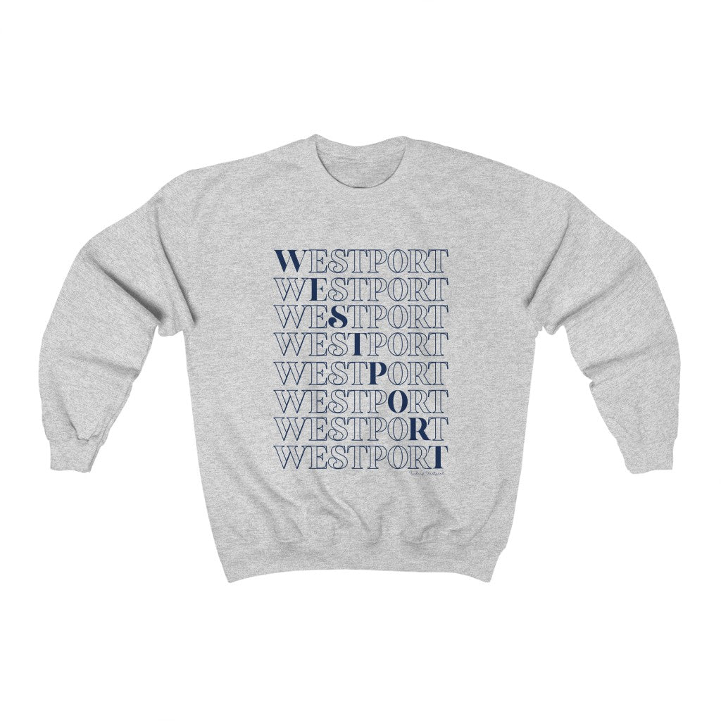 westport on repeat unisex sweatshirt