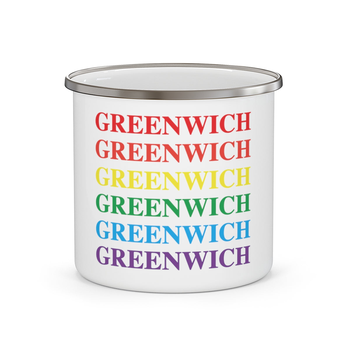 Greenwich pride ct / connecticut camping mug 