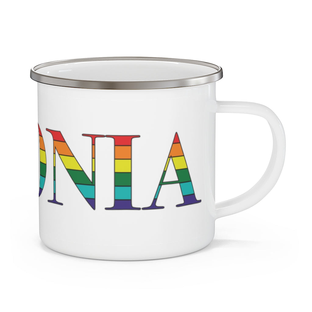 Laconia Rainbow Enamel Camping Mug