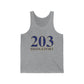 203 bridgeport connecticut unisex tank top 