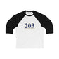 203 connecticut baseball tee