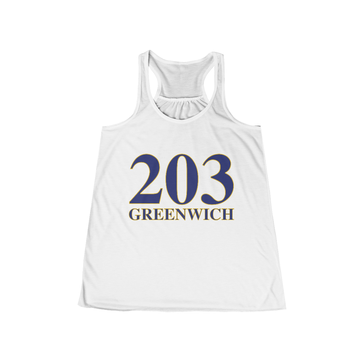 greenwich ct / connecticut women's tank top shirt 

203 Greenwich // Greenwich CT flowy tank top shirt // finding connecticut 