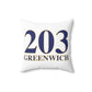 greenwich pillow 

203 Greenwich // greenwich ct pillows  // finding connecticut  