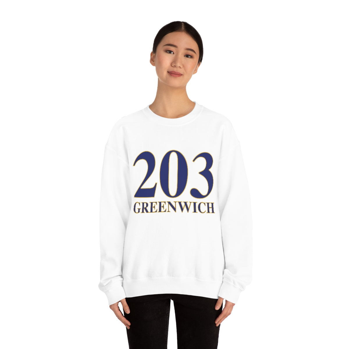 203 Greenwich // greenwich ct unisex sweatshirt  // finding connecticut   