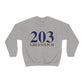 greenwich ct / connecticut sweatshirt 

203 Greenwich // greenwich ct unisex sweatshirt  // finding connecticut   