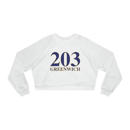 greenwich ct / connecticut women's sweatshirt 

203 Greenwich // greenwich ct womens's crop sweatshirt  // finding connecticut