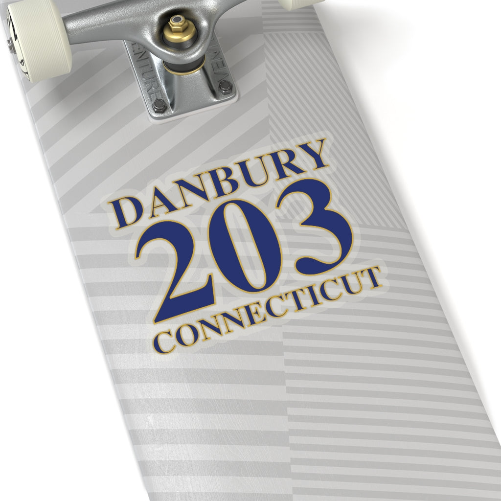 Danbury 203 Connecticut Kiss-Cut Stickers