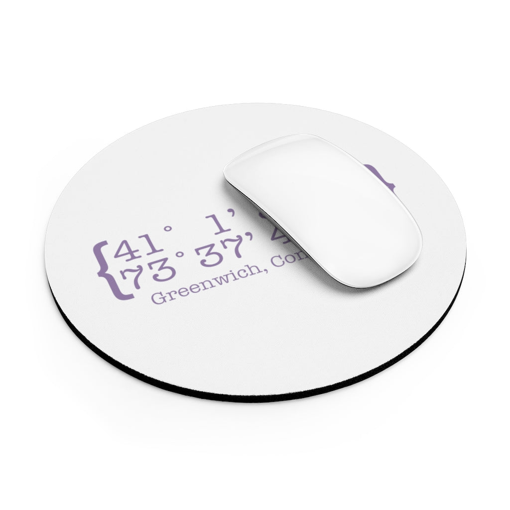 Greenwich Coordinates Mousepad