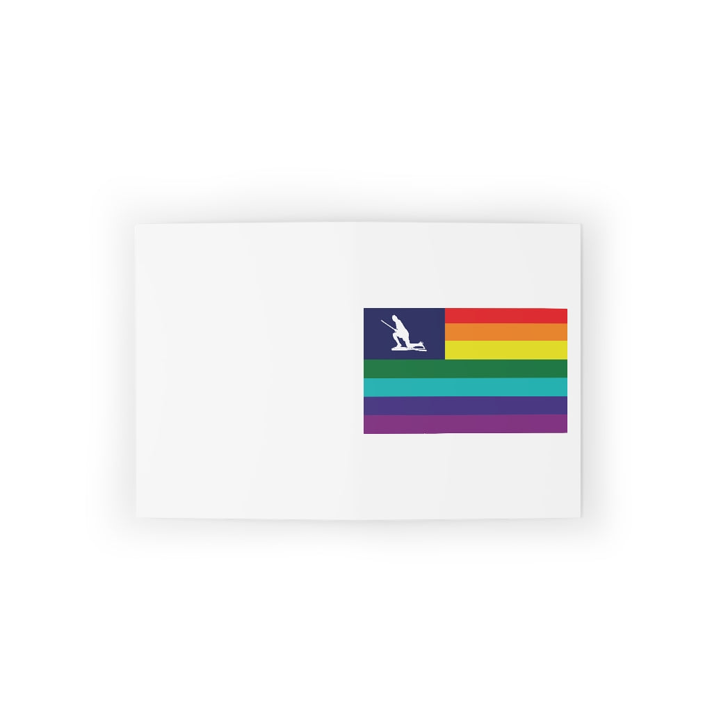 Minuteman Pride Flag Greeting Cards (8, 16, and 24 pcs)