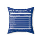 westport facts pillow