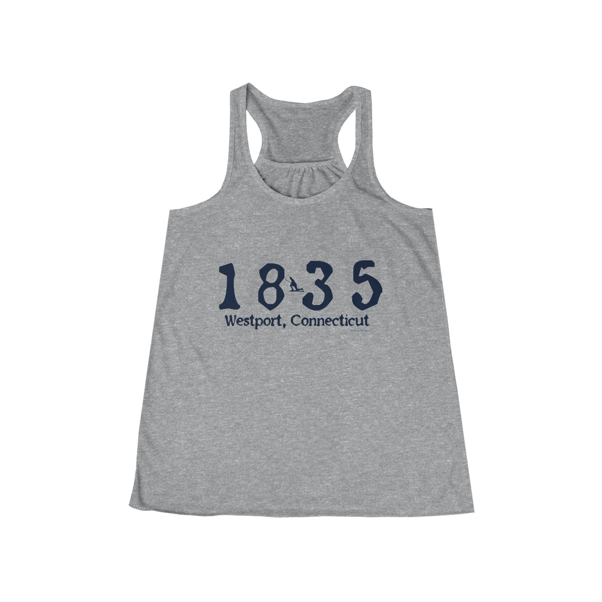 1835 Small Minuteman Women's Flowy Racerback Tank