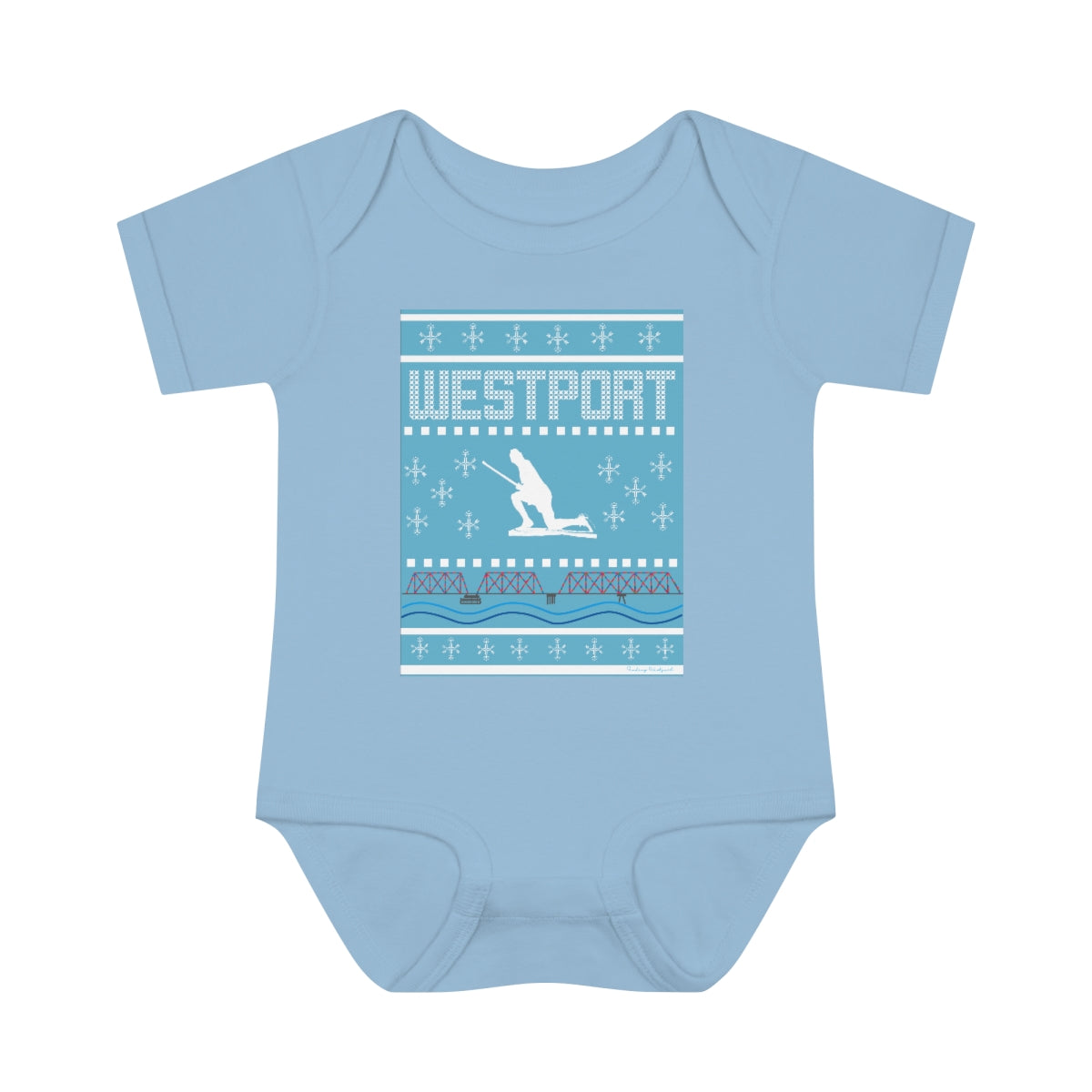 Westport Ugly Holiday Infant Baby Rib Bodysuit