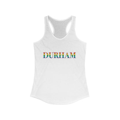 Durham Rainbow Women's Ideal Racerback Tank