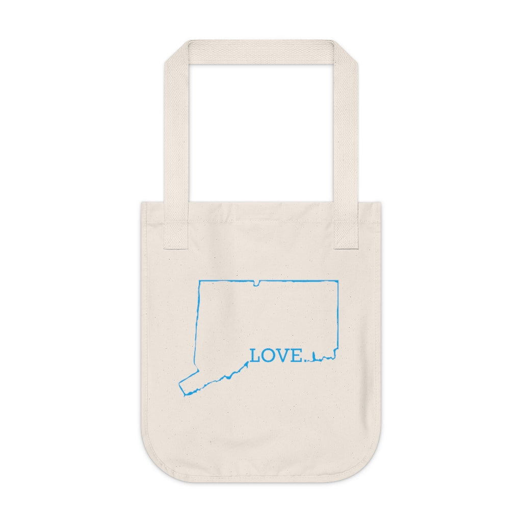 CT Love Organic Canvas Tote Bag