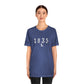 1835 Westport - White Unisex Jersey Short Sleeve Tee