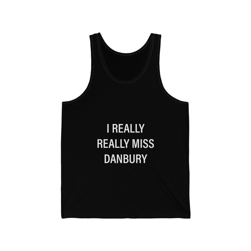 Danbury Connecticut tank top shirt. i really really miss danbury ct unisex tank top 