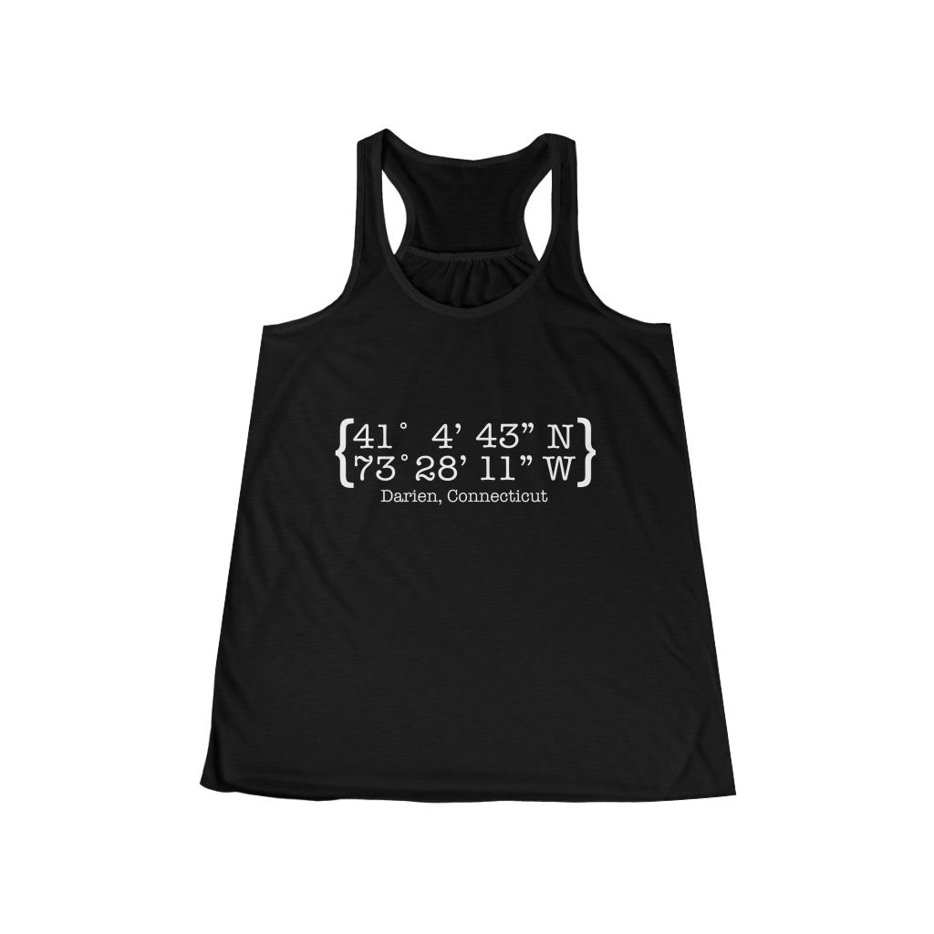 darien ct / connecticut womens tank top shirt 