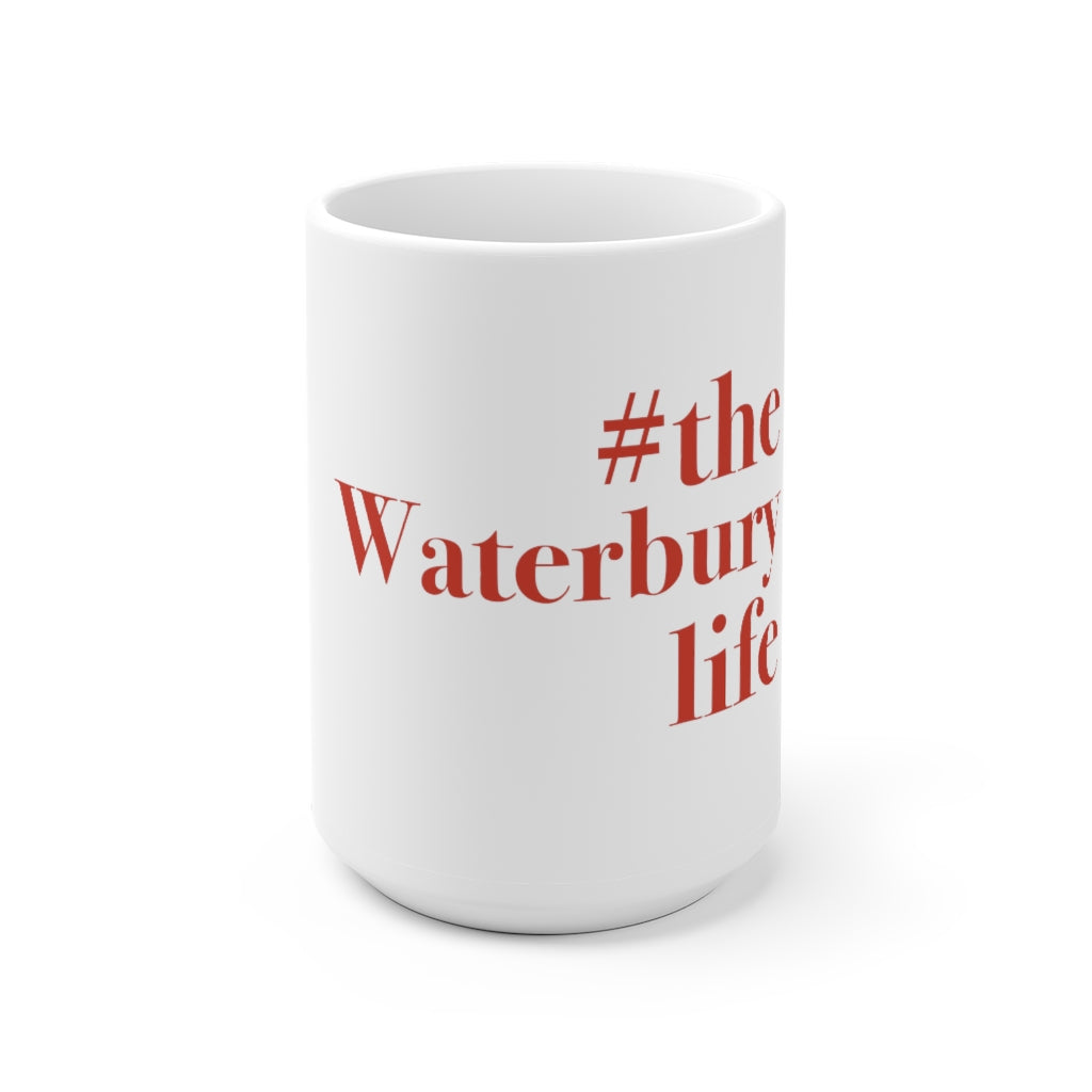 #thewaterburylife White Ceramic Mug