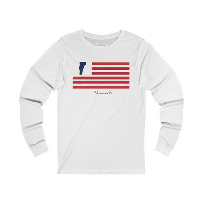 Vermont American Flag collection has tee shirts, mugs, reusable bags, and other apparel and gifts. All proceeds goes to help build the Finding New England brand and get our website up and going. Free shipping on all products. 