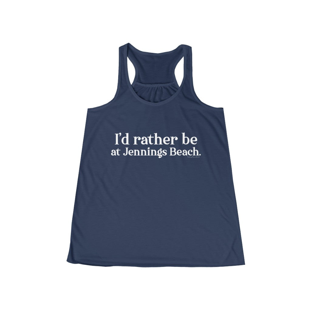 jennings beach fairfield ct / connecticut tank top shirt 