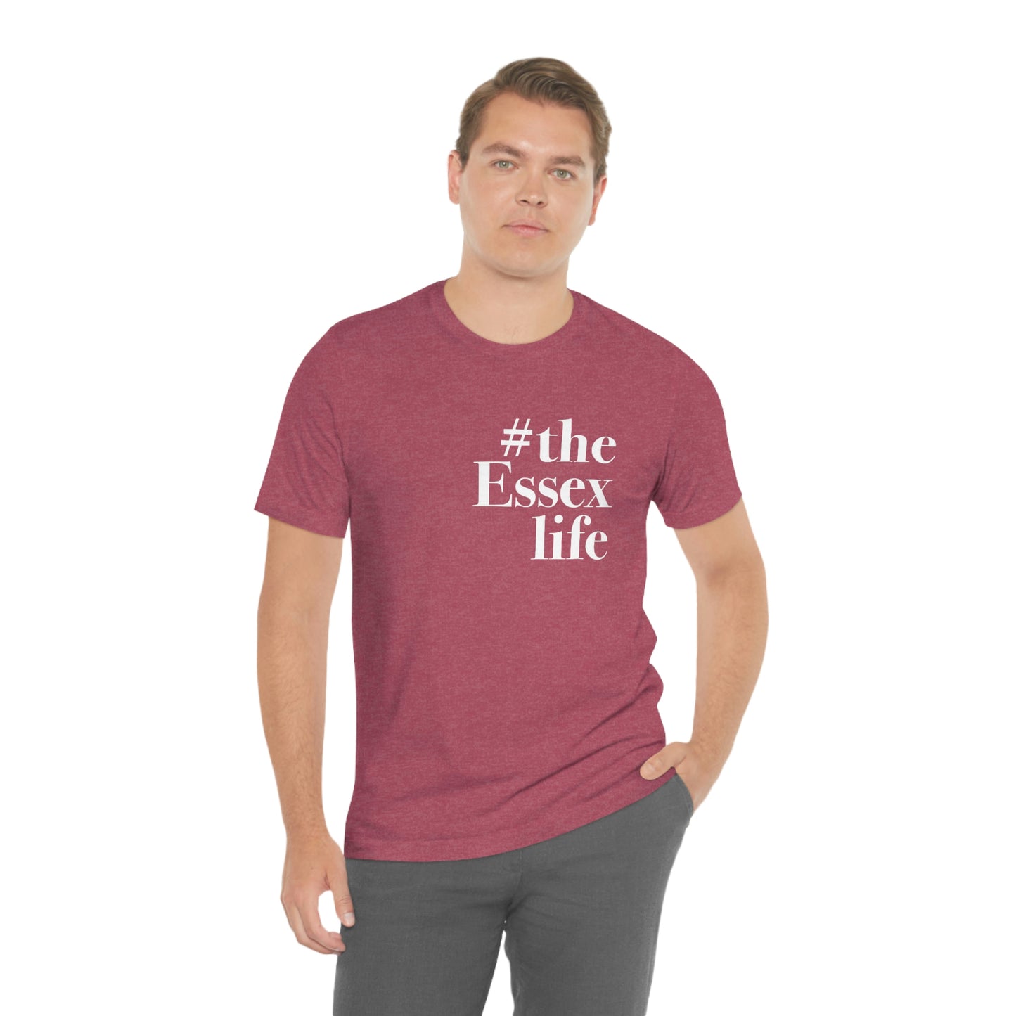 #theessexlife Unisex Jersey Short Sleeve Tee