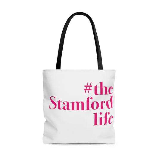 #thestamfordlife AOP Tote Bag