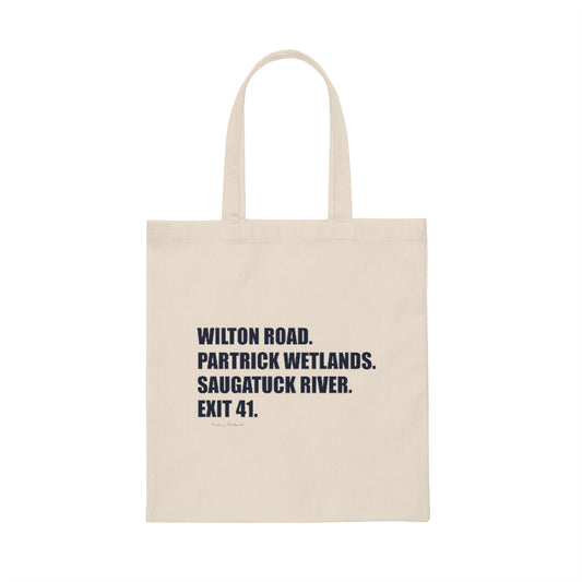 westport ct tote bag