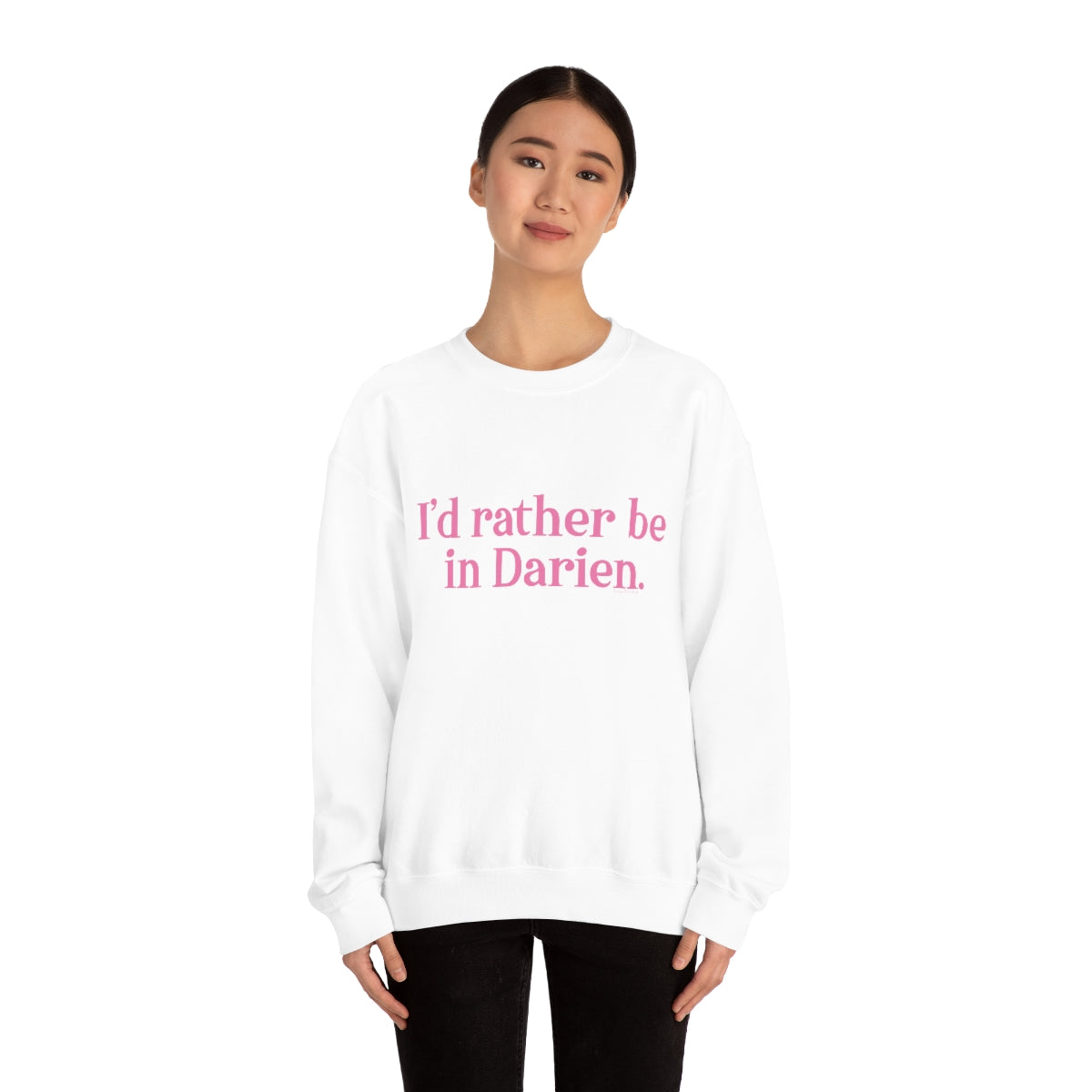 I'd rather be in Darien. Unisex Heavy Blend™ Crewneck Sweatshirt