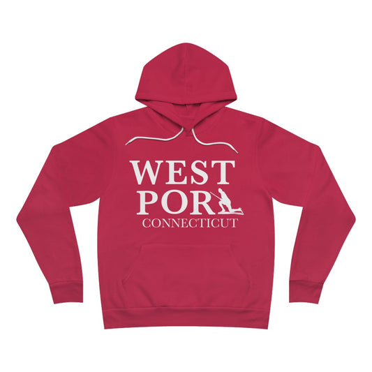 Westport Connecticut Unisex Sponge Fleece Pullover Hoodie