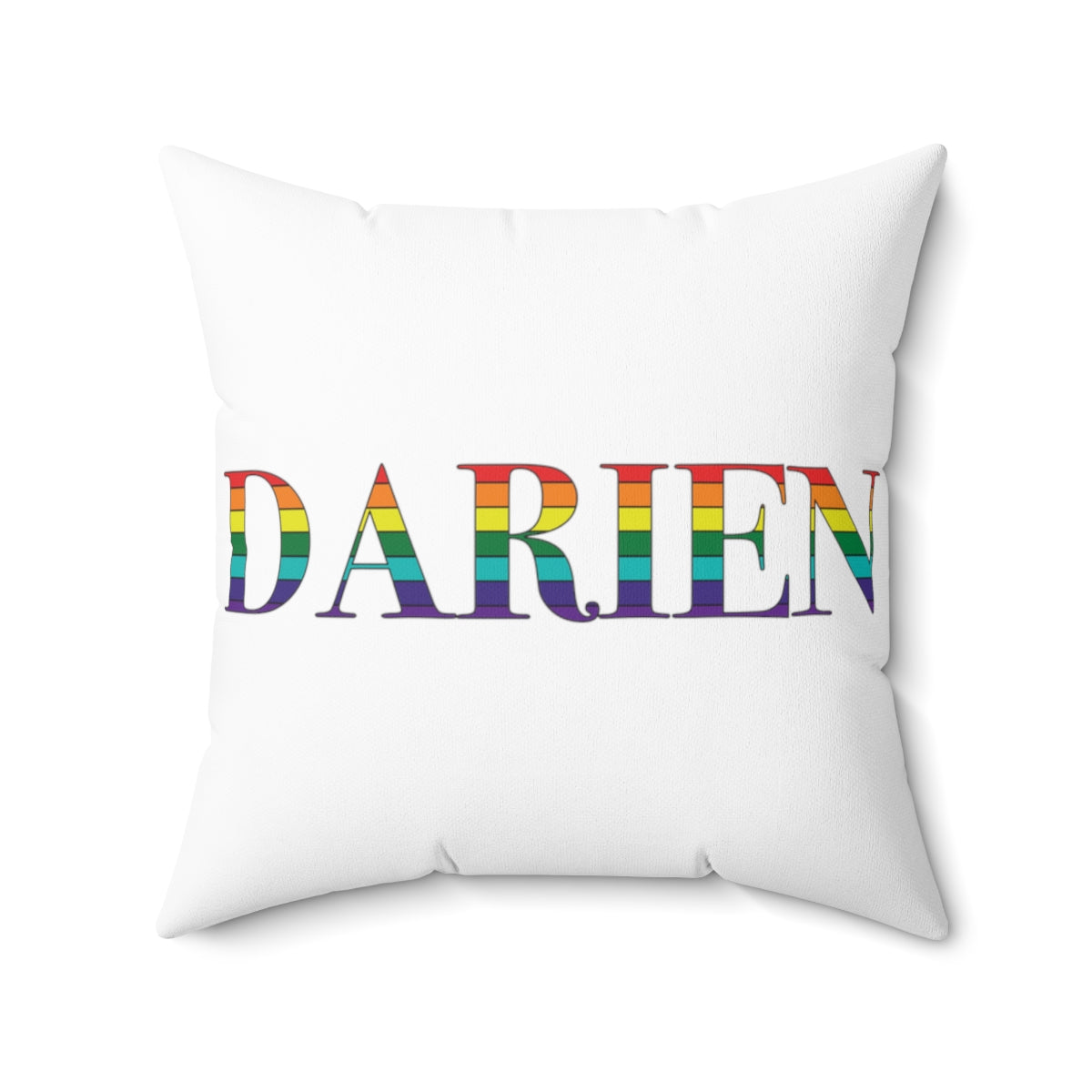 darien ct rainbow pride pillow and home decor