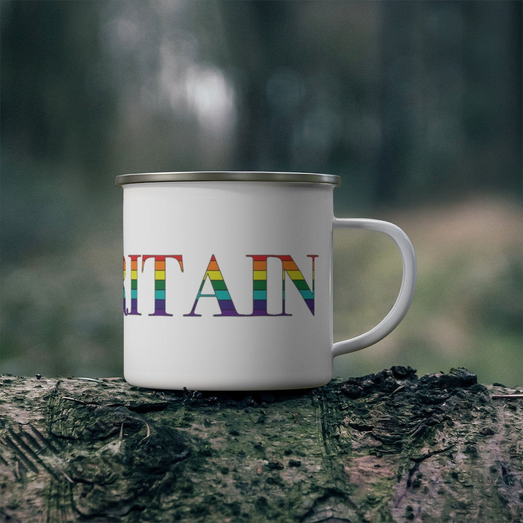 New Britain Rainbow Enamel Camping Mug