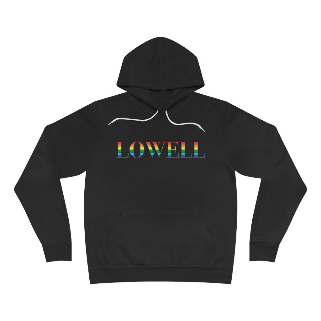 Lowell Rainbow Unisex Sponge Fleece Pullover Hoodie