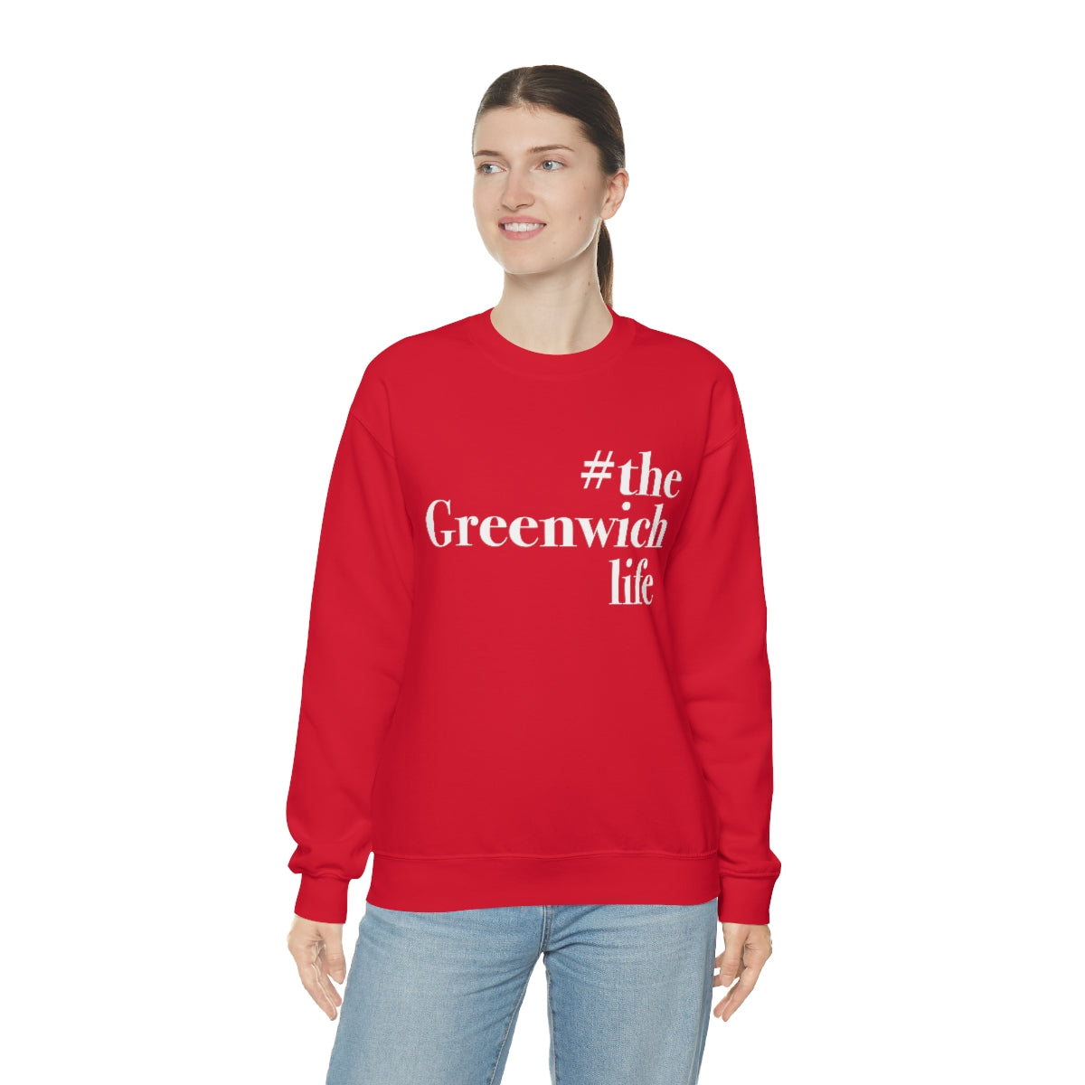 #thegreenwichlife Unisex Heavy Blend™ Crewneck Sweatshirt