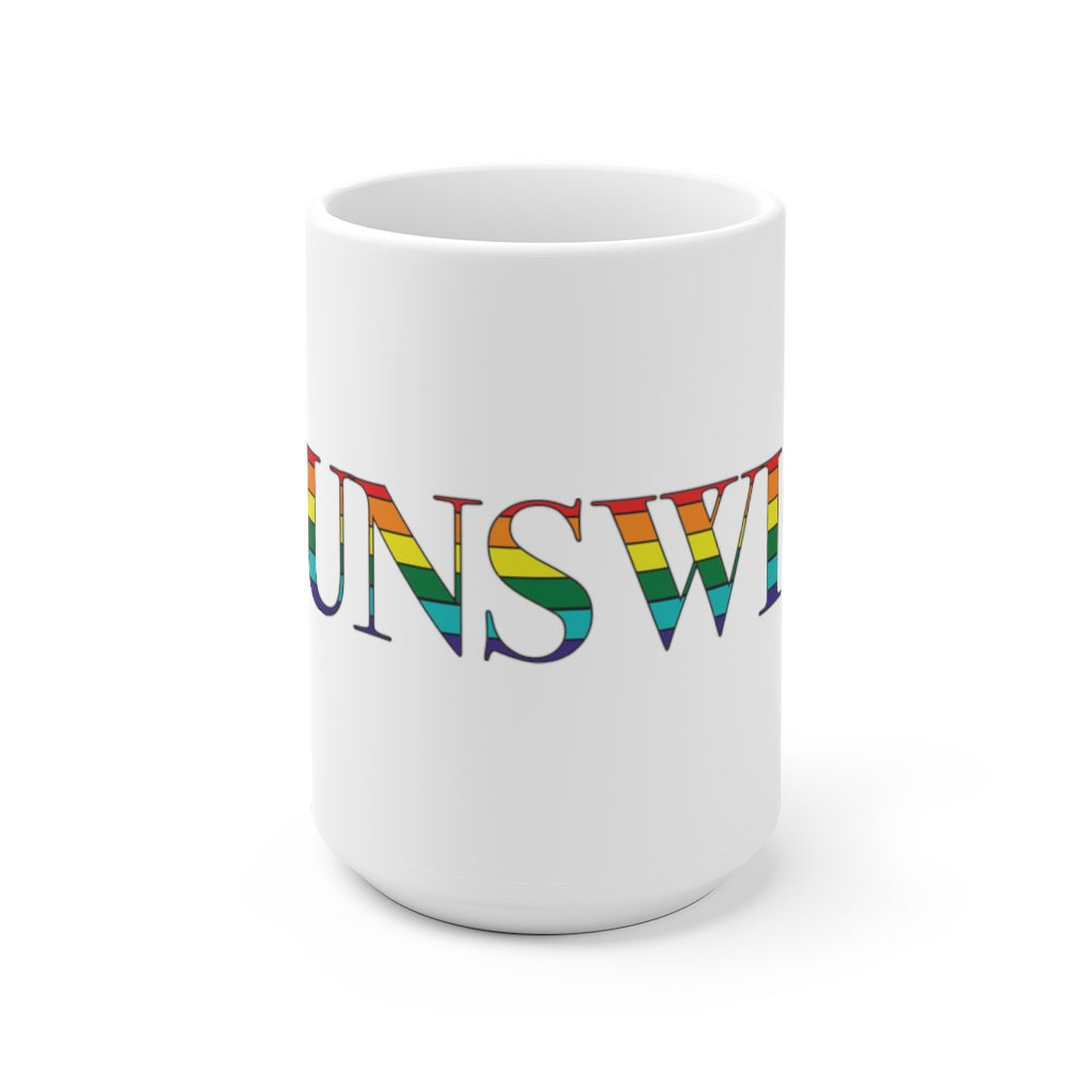 Brunswick Rainbow White Ceramic Mug