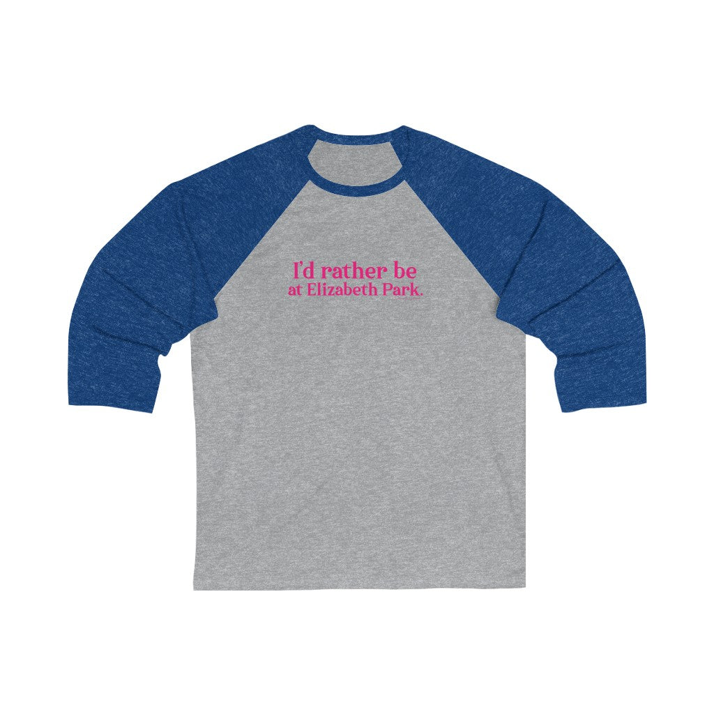 I’d rather be at Elizabeth Park baseball tee.  West Hartford Connecticut tee shirts, hoodies sweatshirts, mugs, and other apparel, home gifts, and souvenirs. Proceeds of this collection go to help Finding Connecticut’s brand. Free USA shipping. 