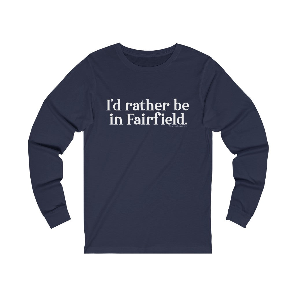 I'd rather be in Fairfield travel mug, hoodies, sweatshirts, shirts, home gifts and apparel. Unless noted proceeds go to help grow Finding Fairfield and Finding Connecticut's brand. Free shipping on all products. 