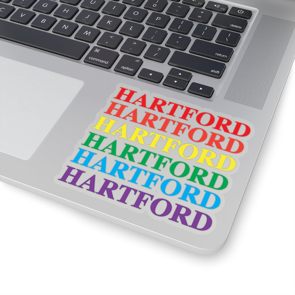  Do you have Hartford Pride?  Hartford, Connecticut apparel and gifts including stickers. LGBTQ inspired. 10% of Pride sales is donated to a Connecticut LBGTQ organization.   For the latest Connecticut Pride information and events visit Finding Connecticut.   Click here to return to our home page