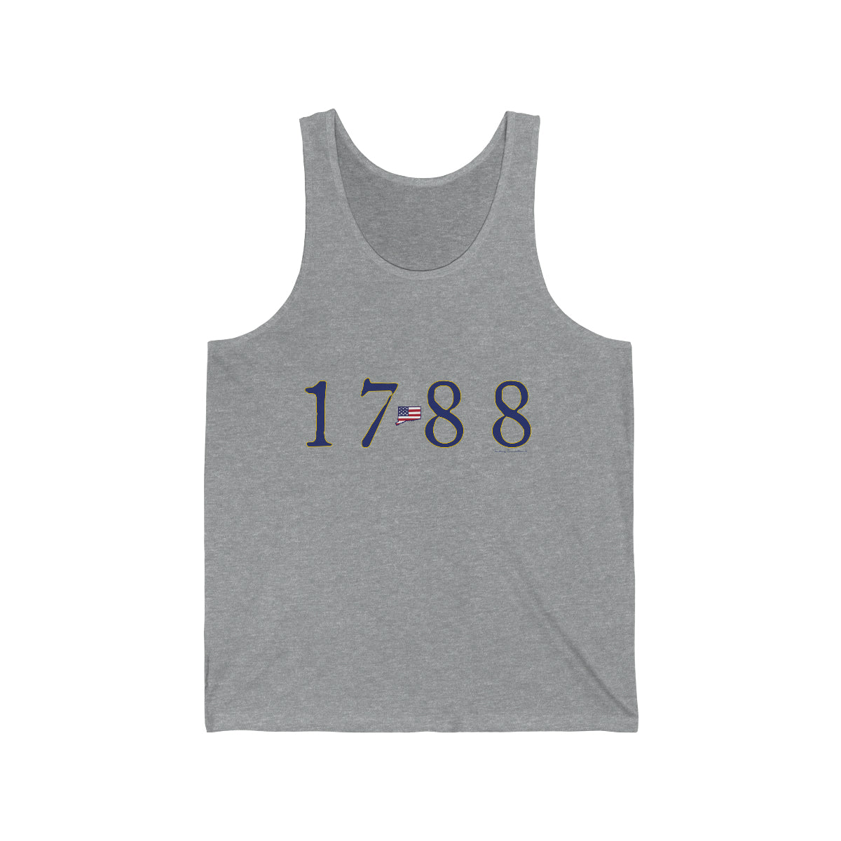 1788 Connecticut unisex tank top shirt