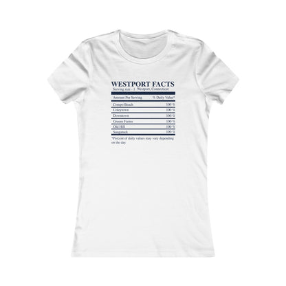 Westport facts womens tee shirt