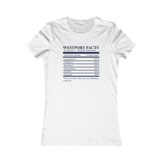 Westport facts womens tee shirt