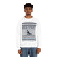Westport Ugly Holiday Blue / White  Unisex Heavy Blend™ Crewneck Sweatshirt