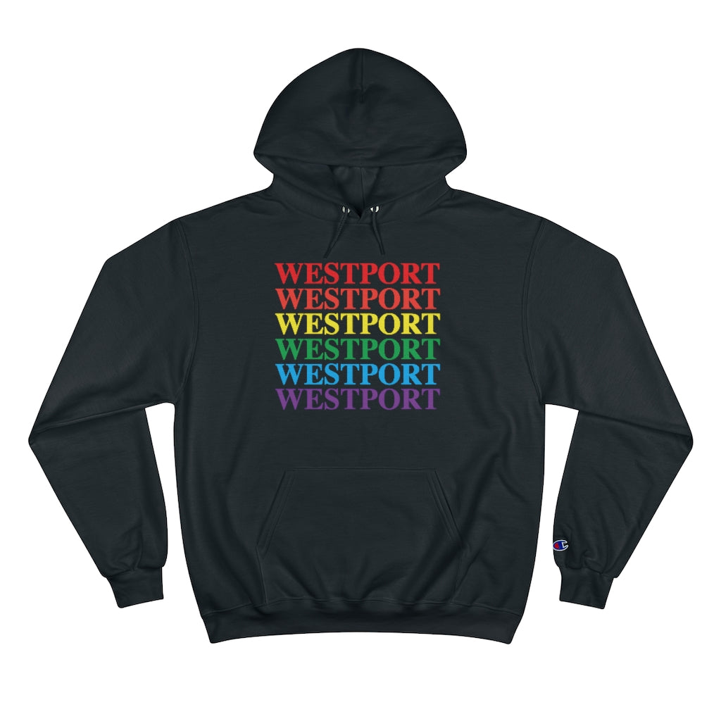 westport connecticut pride hooded sweatshirt hoodie