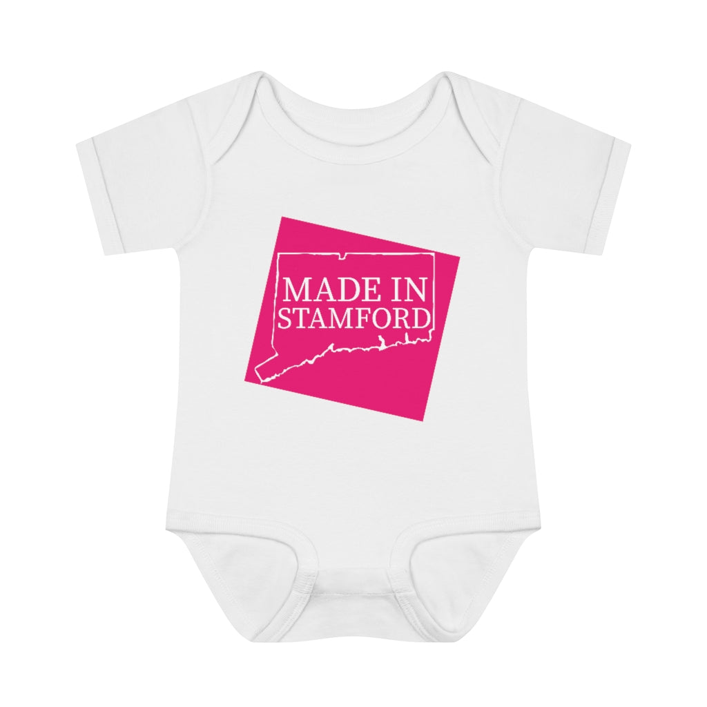 Made in Stamford Infant Baby Rib Bodysuit