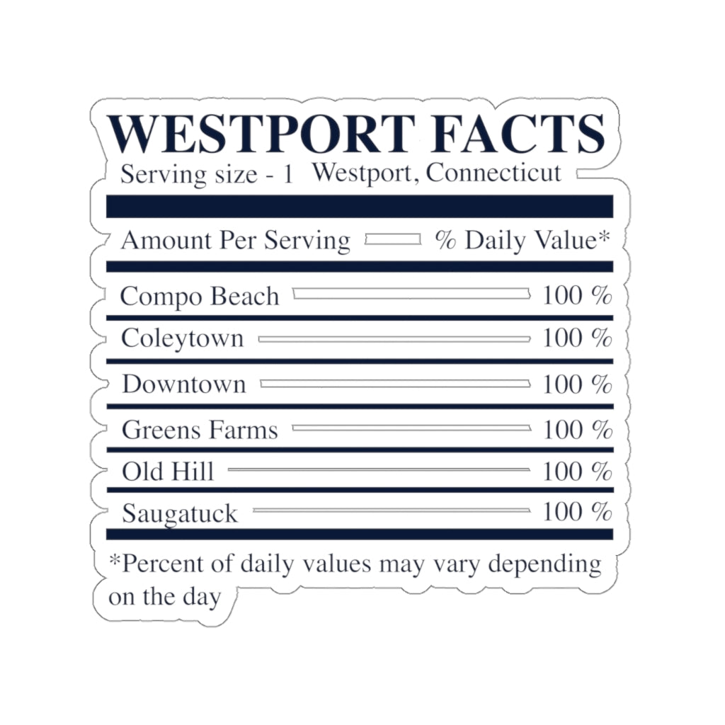 westport facts stickers