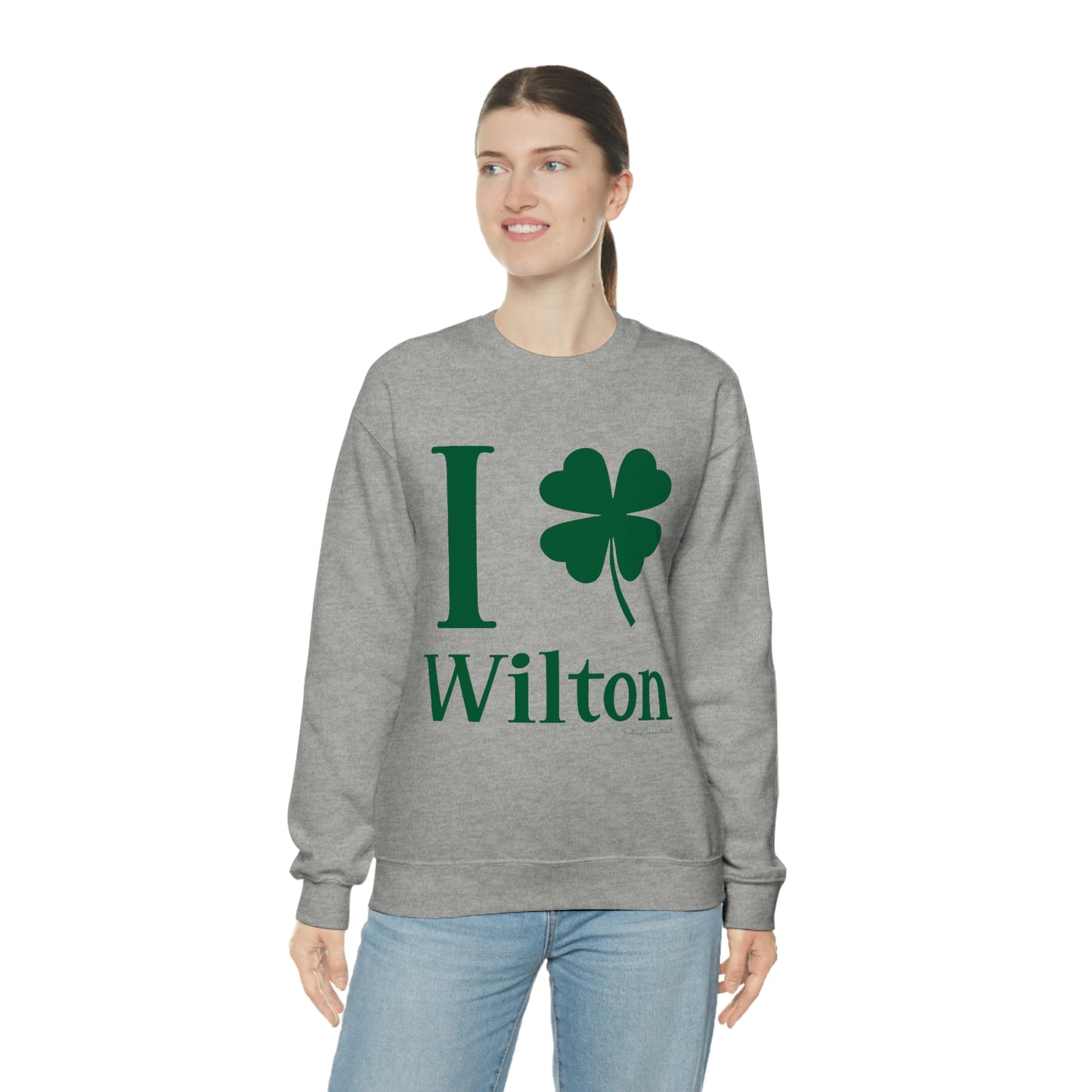 I Clover Wilton (Green)   Unisex Heavy Blend™ Crewneck Sweatshirt