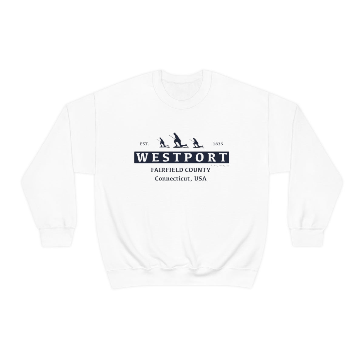 Westport Est. Unisex Heavy Blend™ Crewneck Sweatshirt